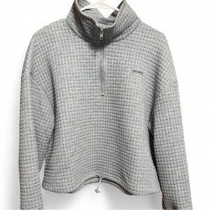 SHEIN Gray Textured Turtleneck Sweater